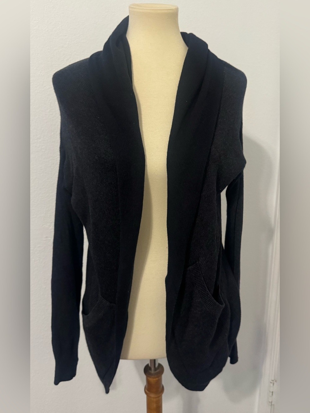 Lululemon Cabin Yogi Wrap Sweater Hoodie Soft Cozy Gym Athleisure Size 4 *Hole*